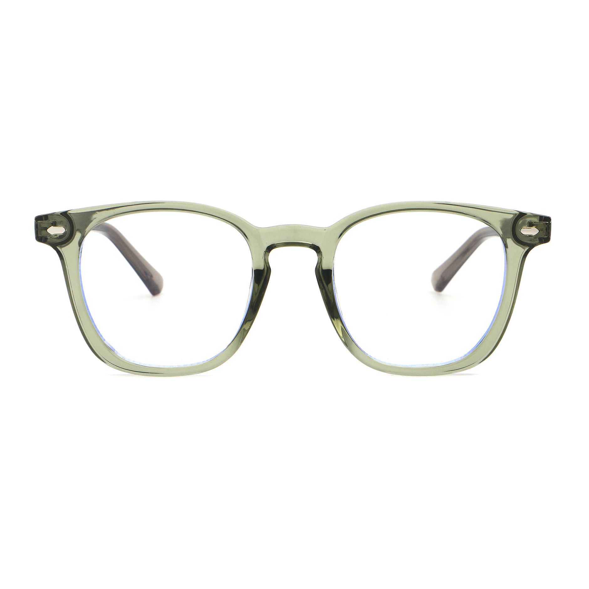 Adhara Transparent Green silmälasikehykset