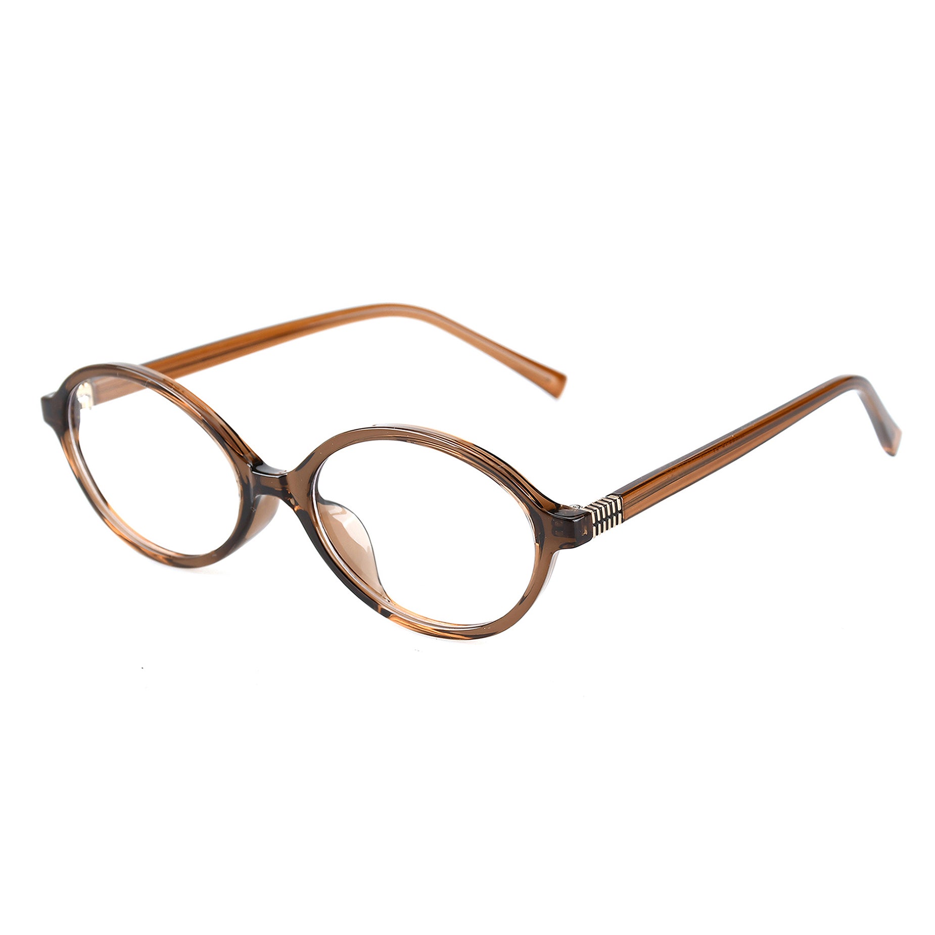Aelia Transparent Brown silmälasikehykset