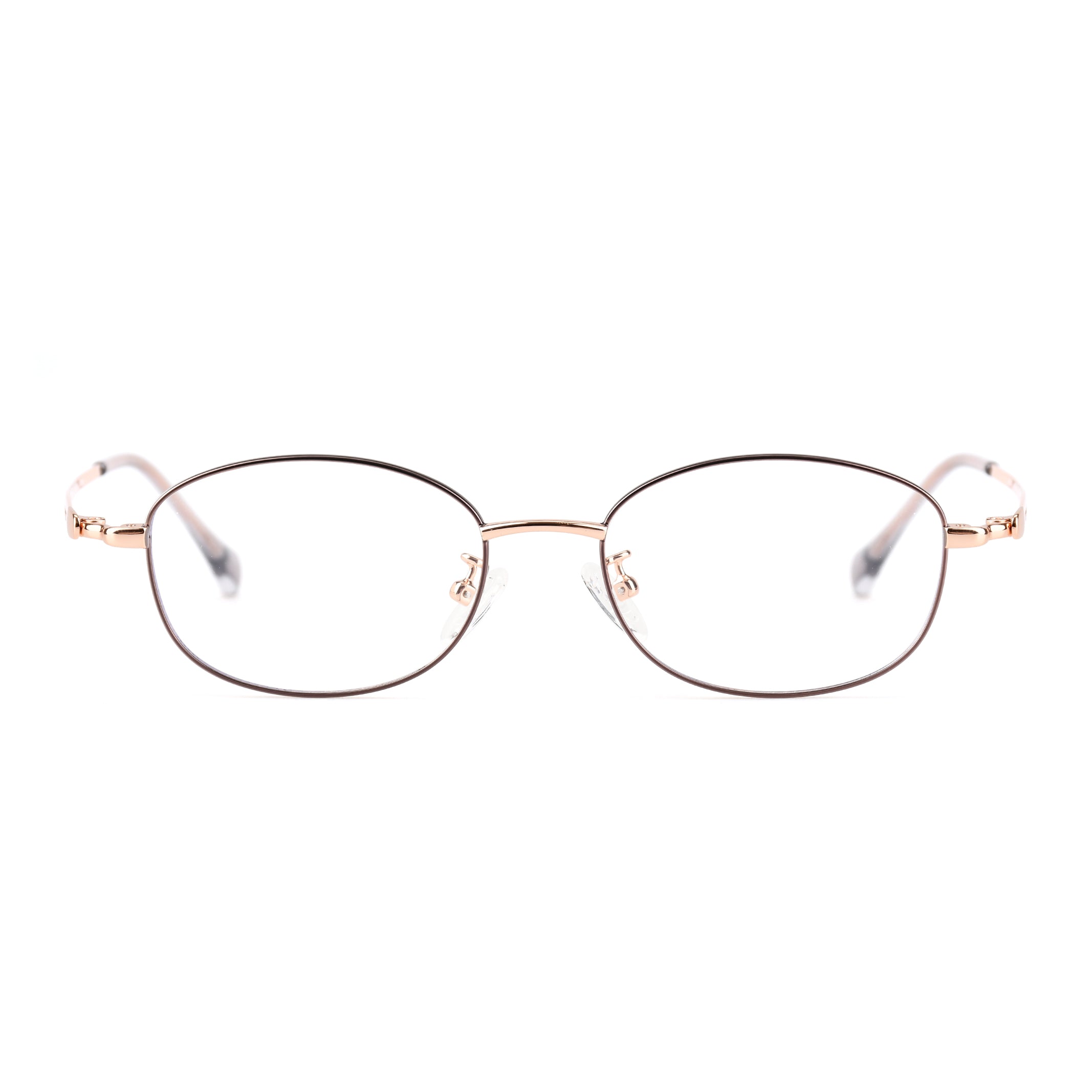 Alhena Brown Rose Gold silmälasikehykset