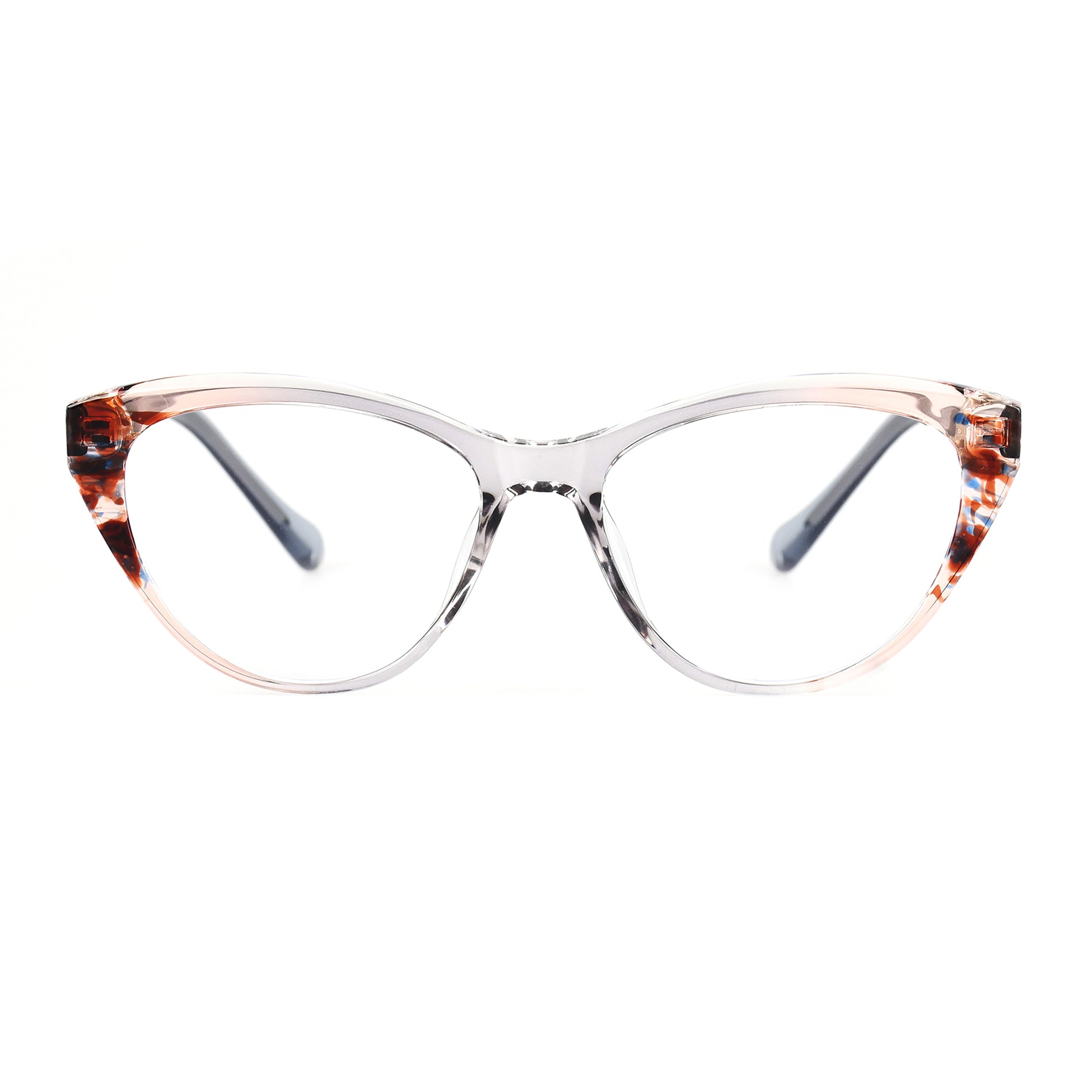 Alphecca Gray Peach Demi silmälasikehykset
