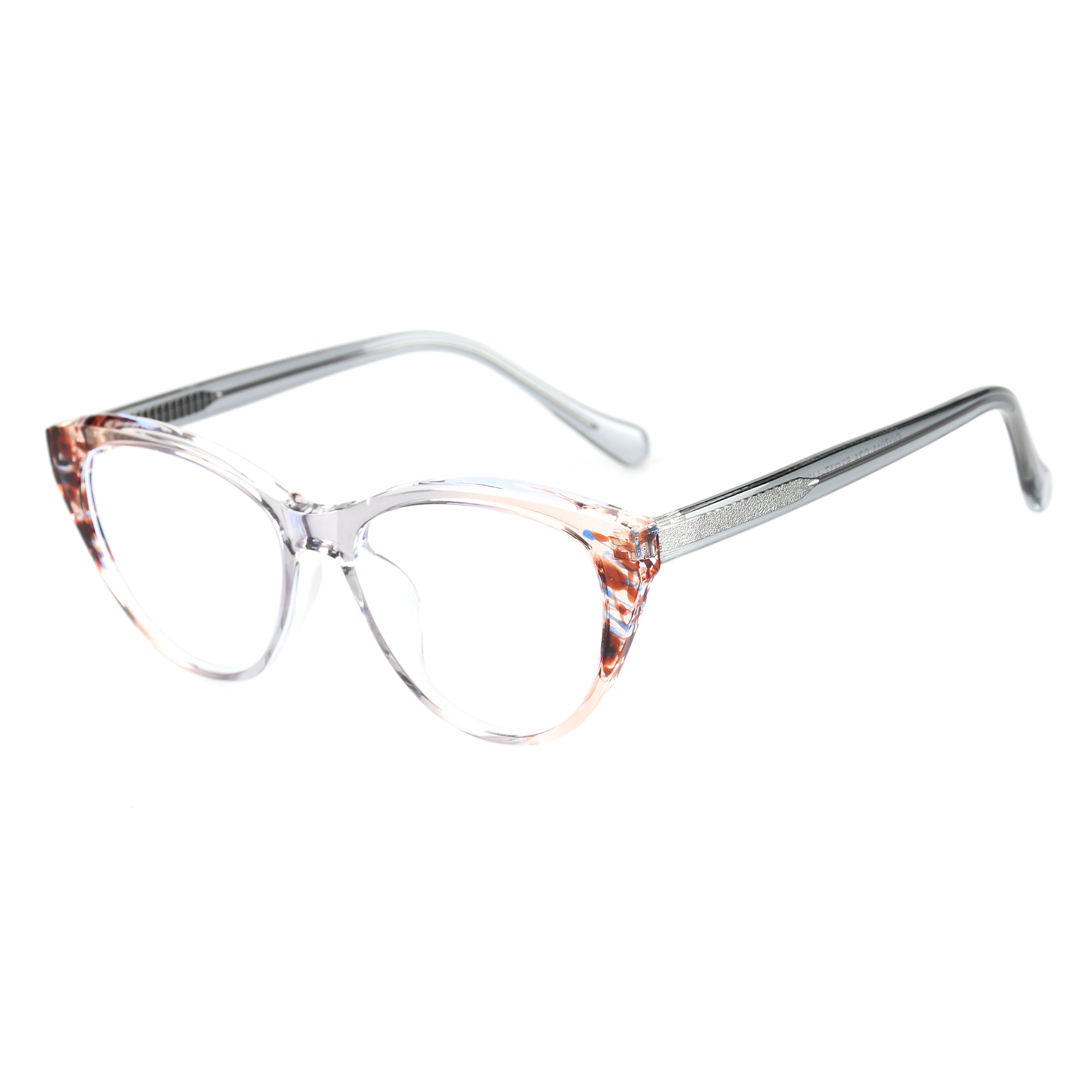 Alphecca Gray Peach Demi silmälasikehykset