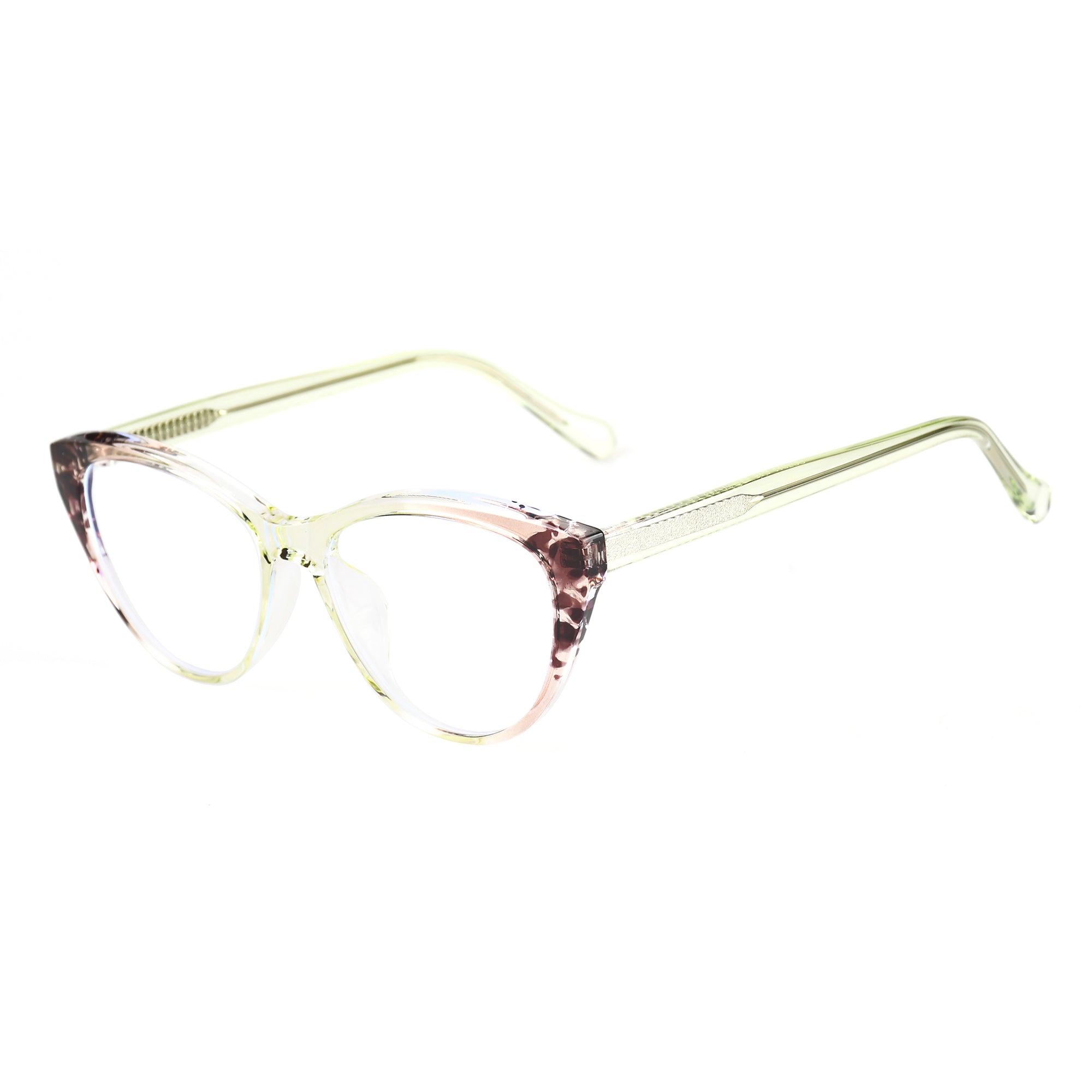 Alphecca Pink Green Demi silmälasikehykset