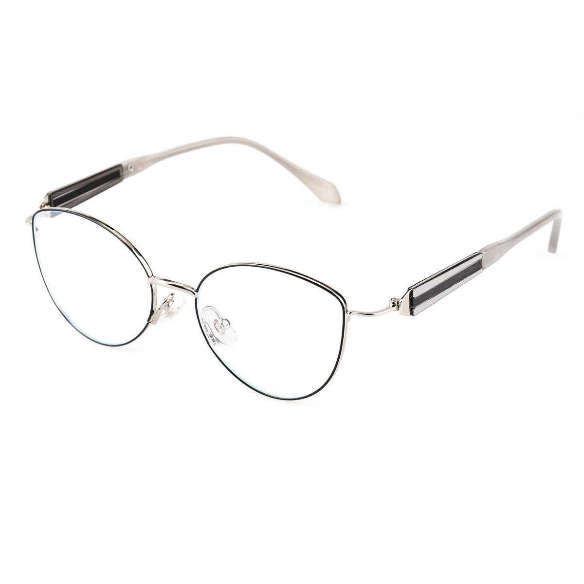 Aludra Black Silver silmälasikehykset