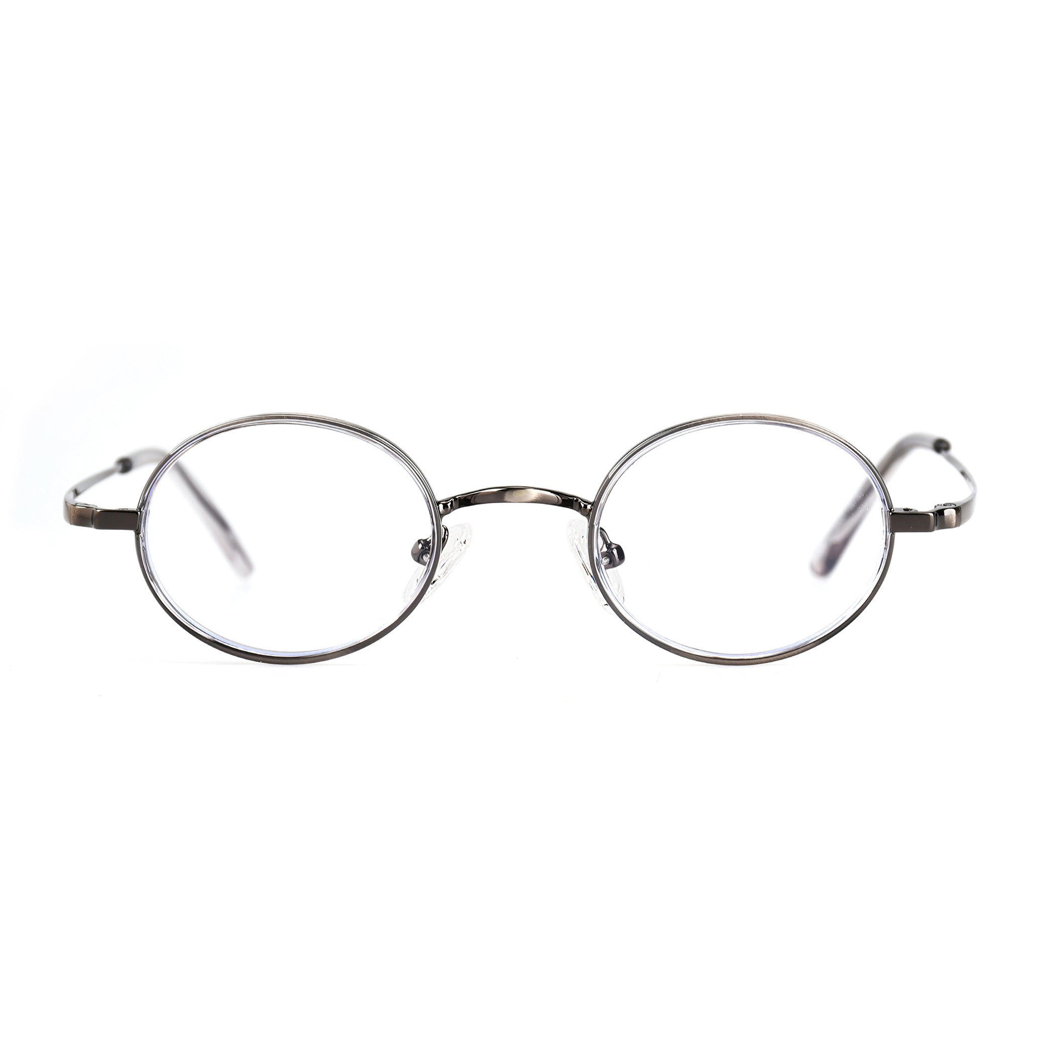 Calliope Transparent Gunmetal silmälasikehykset
