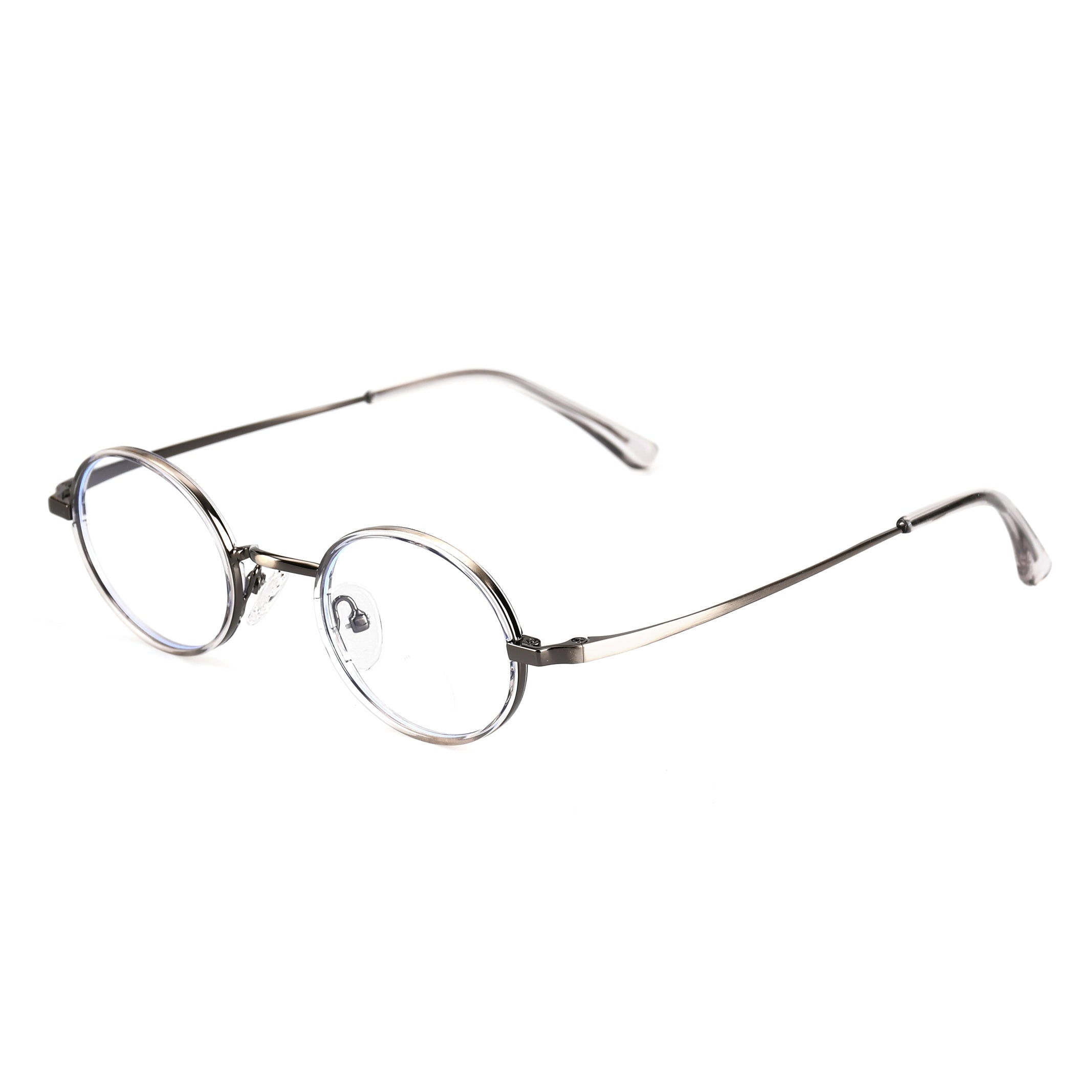 Calliope Transparent Gunmetal silmälasikehykset