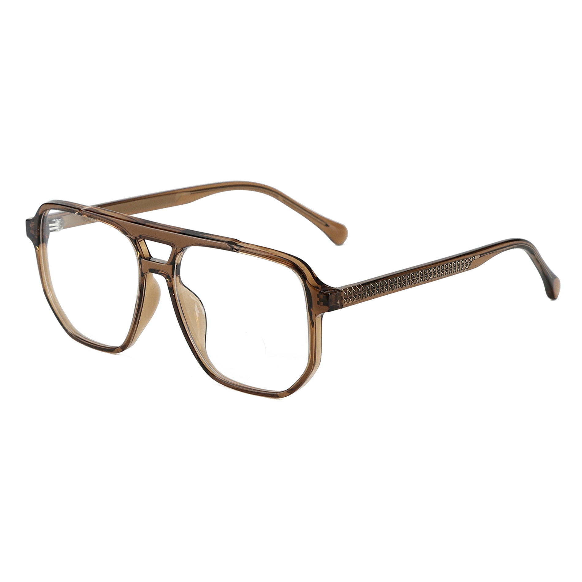 Cassius Transparent Deep Brownish silmälasikehykset