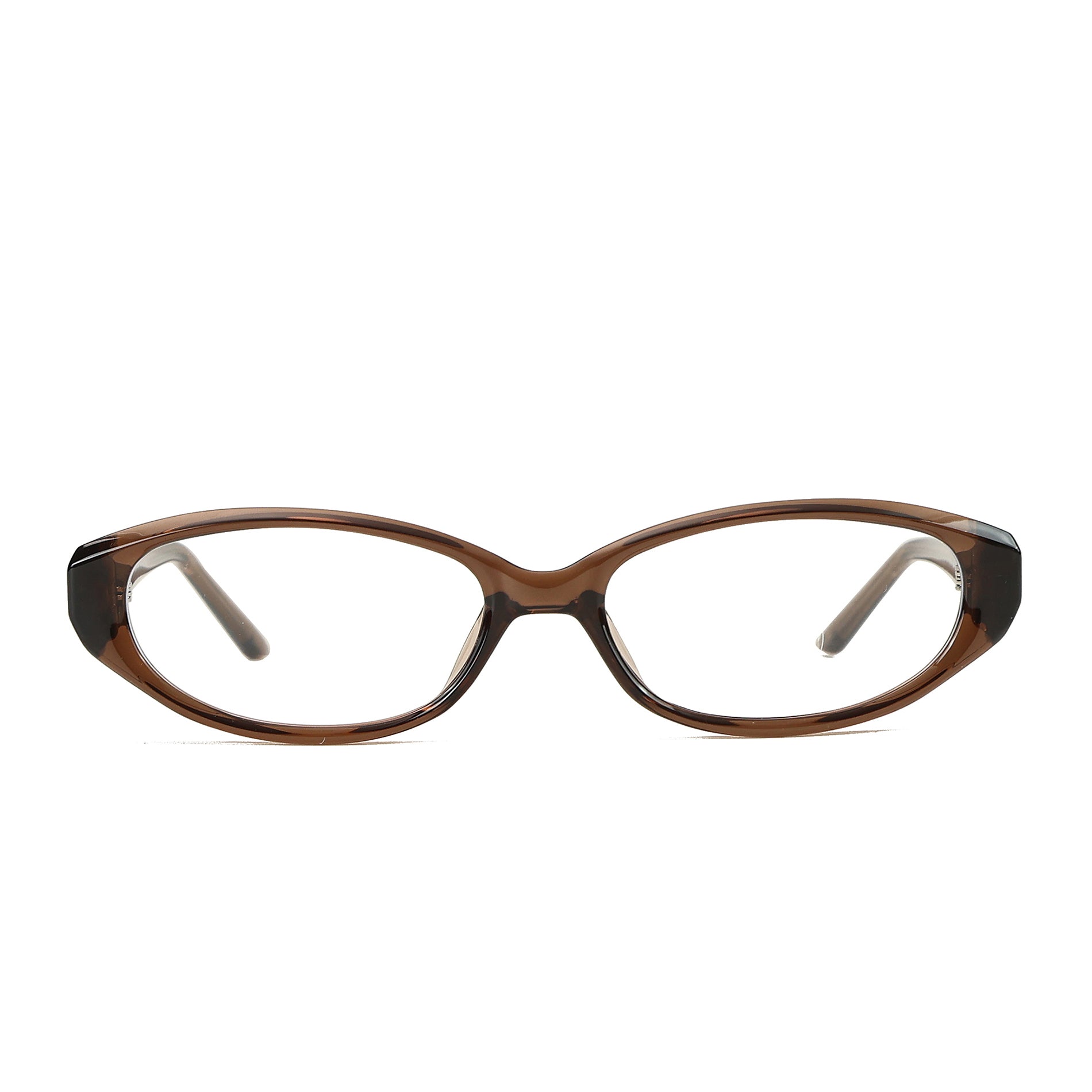 Eros Transparent Brownish silmälasikehykset