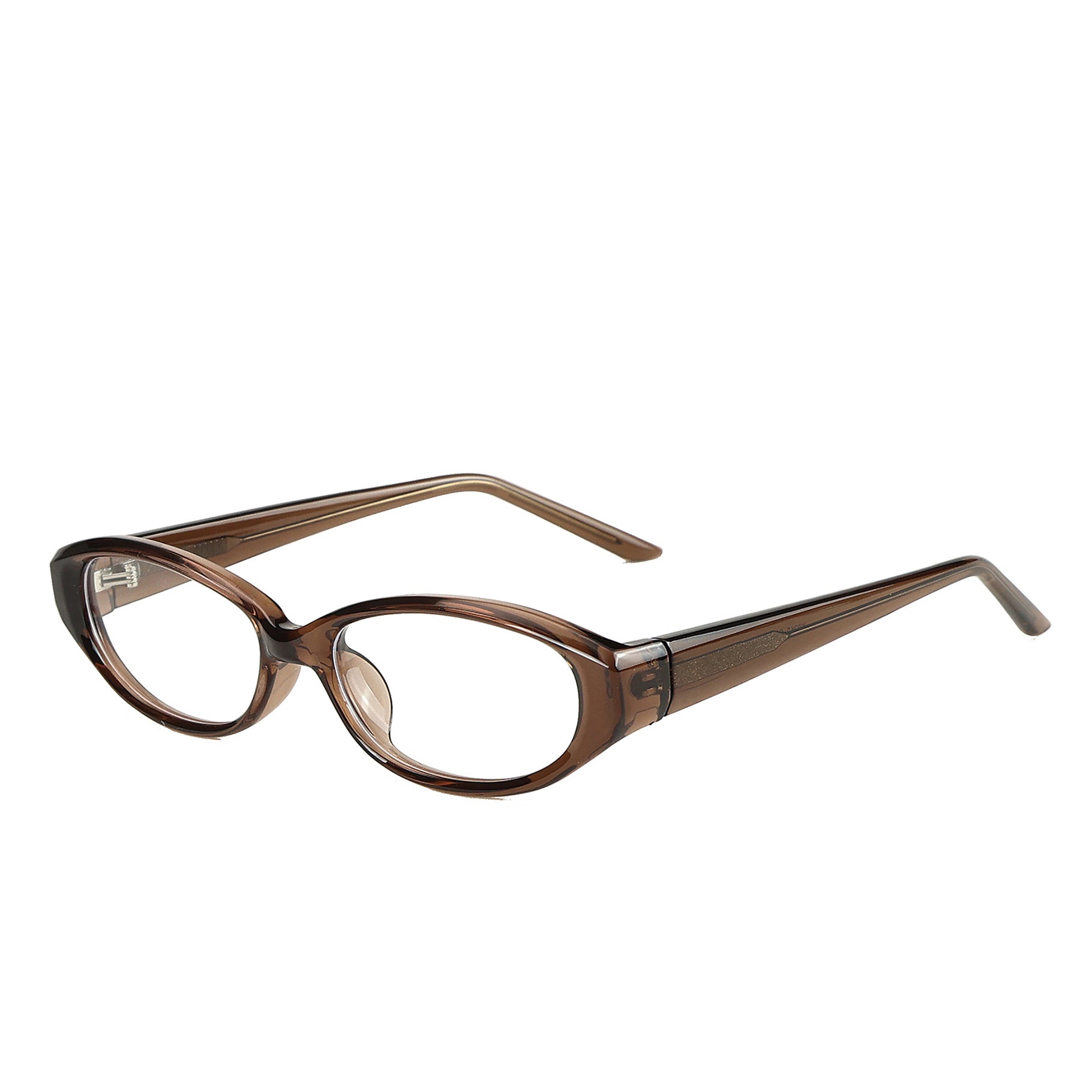 Eros Transparent Brownish silmälasikehykset
