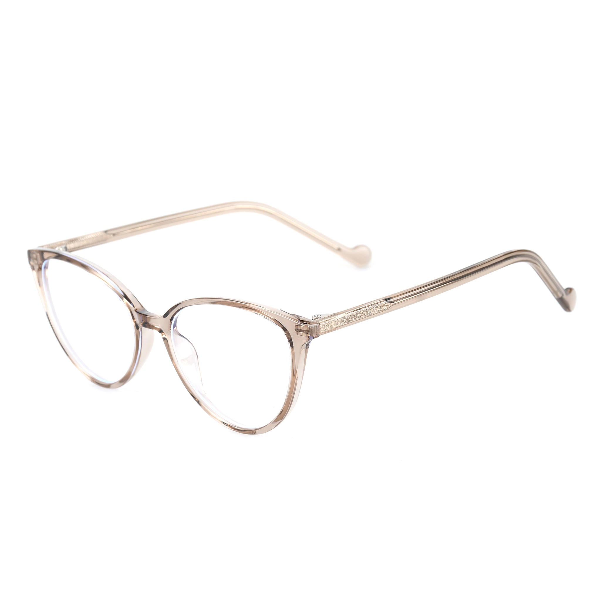 Hekate Transparent Beige silmälasikehykset