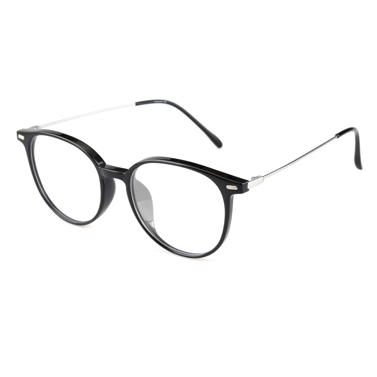 Hydrus Black Silver silmälasikehykset