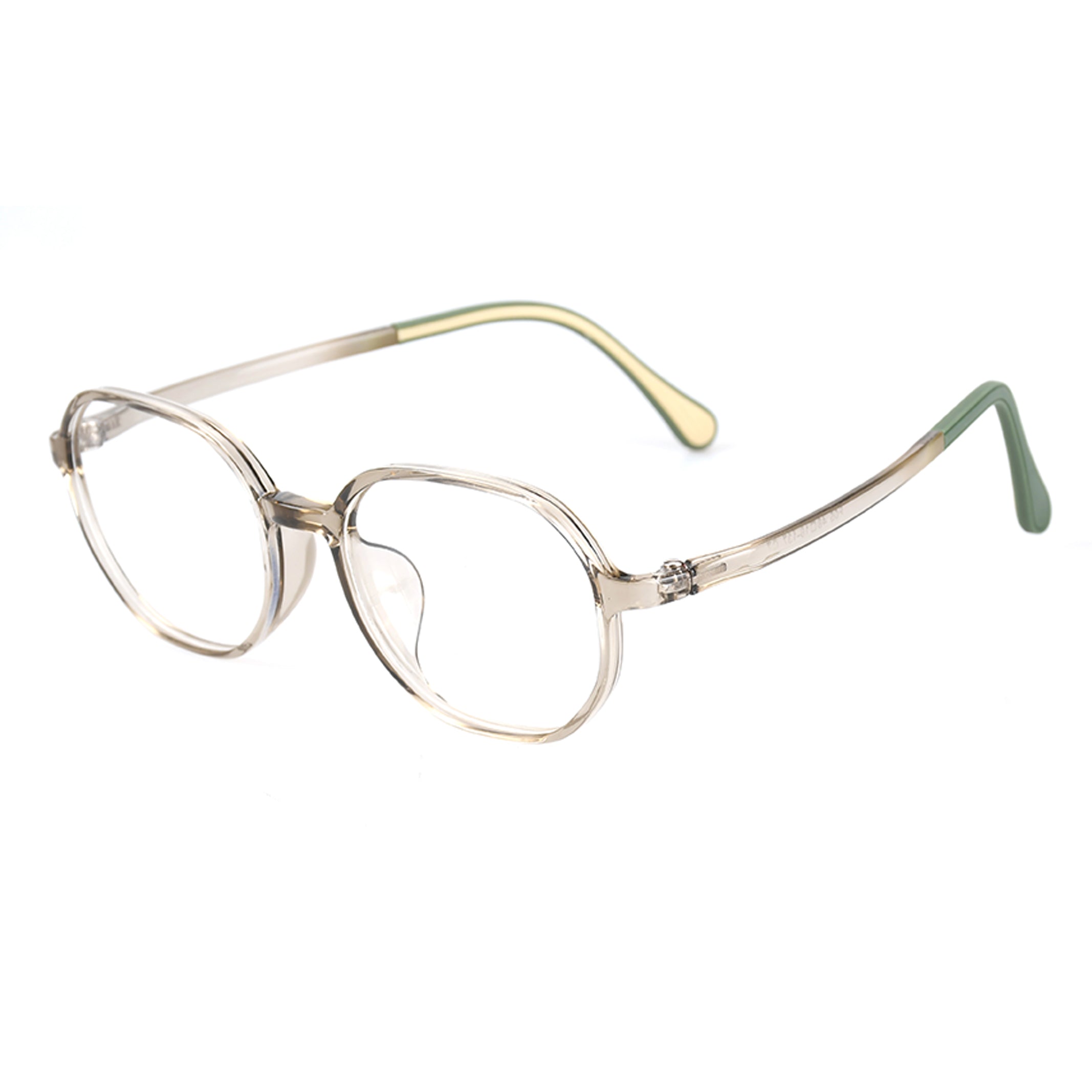 Lila Khaki Transparent silmälasikehykset