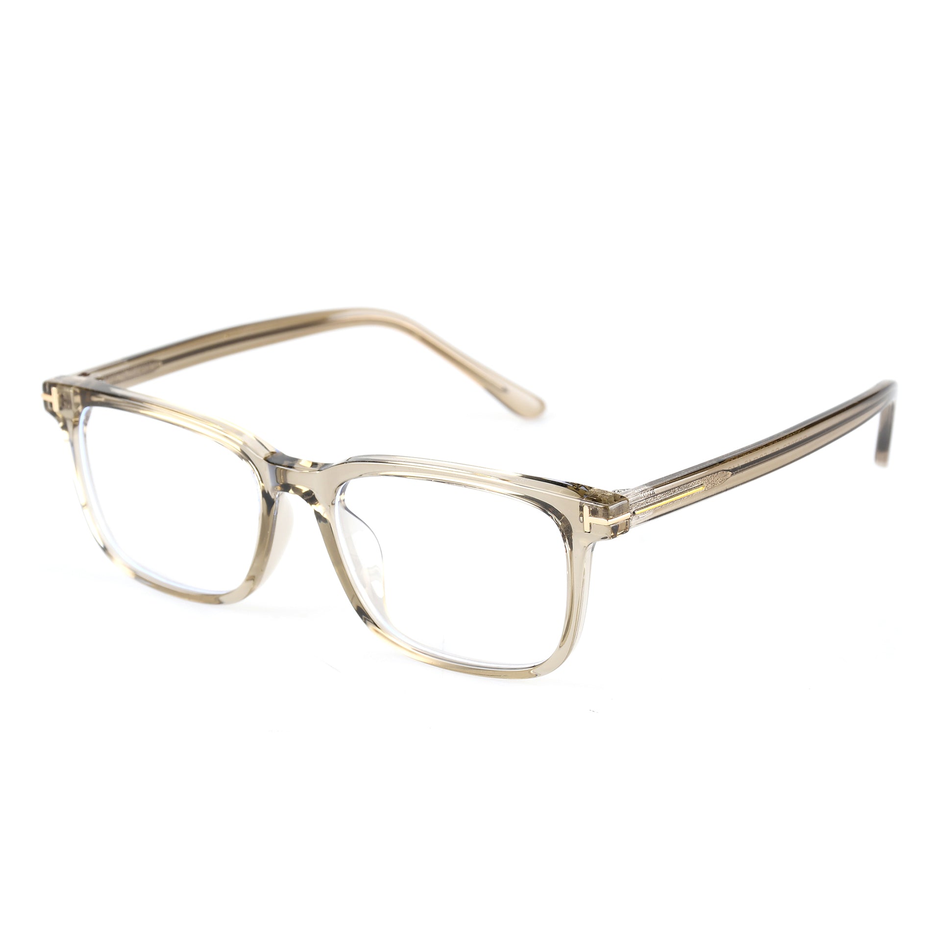 Loki Transparent Olive silmälasikehykset