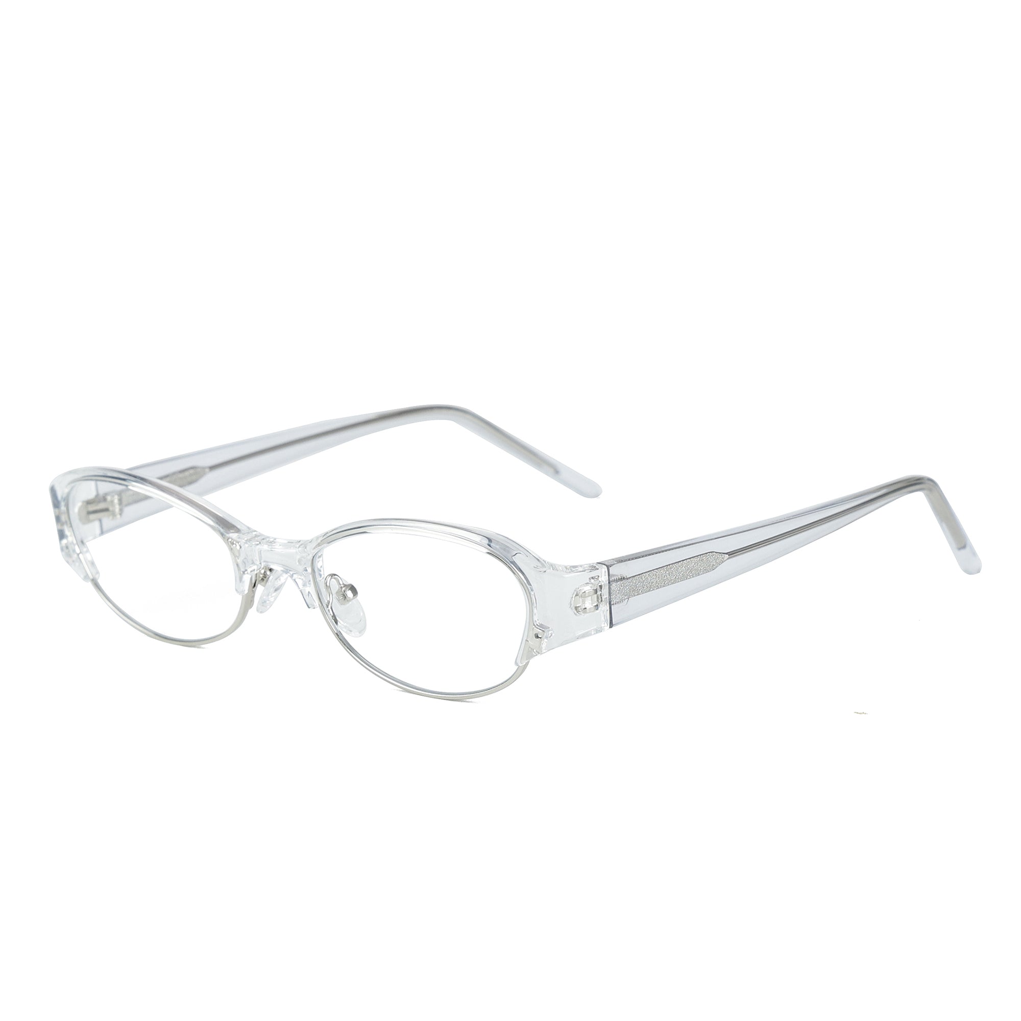 Lyssa Transparent Silver silmälasikehykset