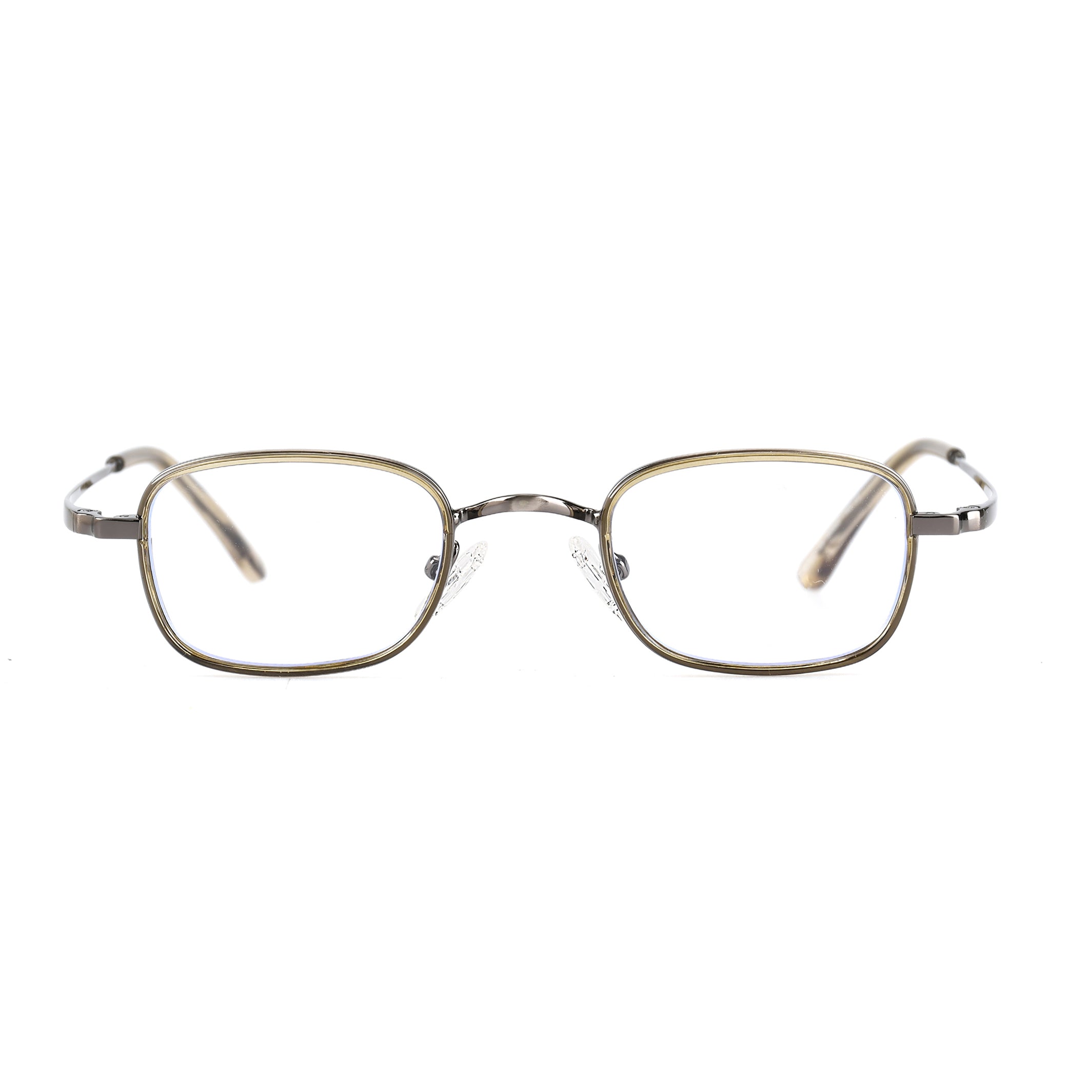 Minerva Olive Gunmetal silmälasikehykset