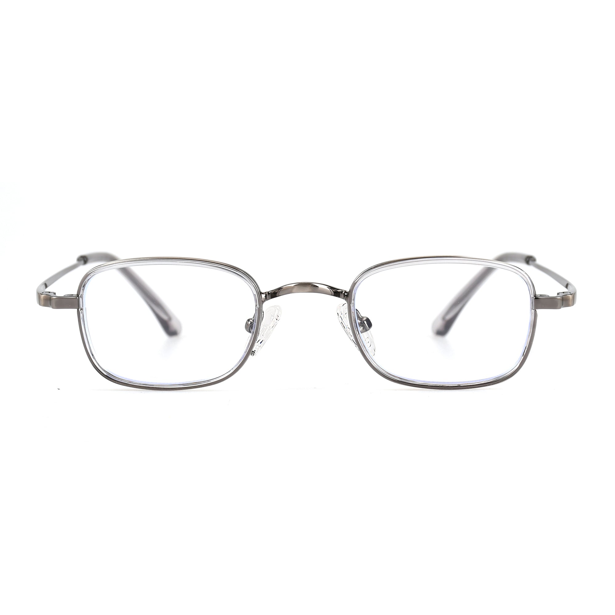 Minerva Transparent Gunmetal silmälasikehykset