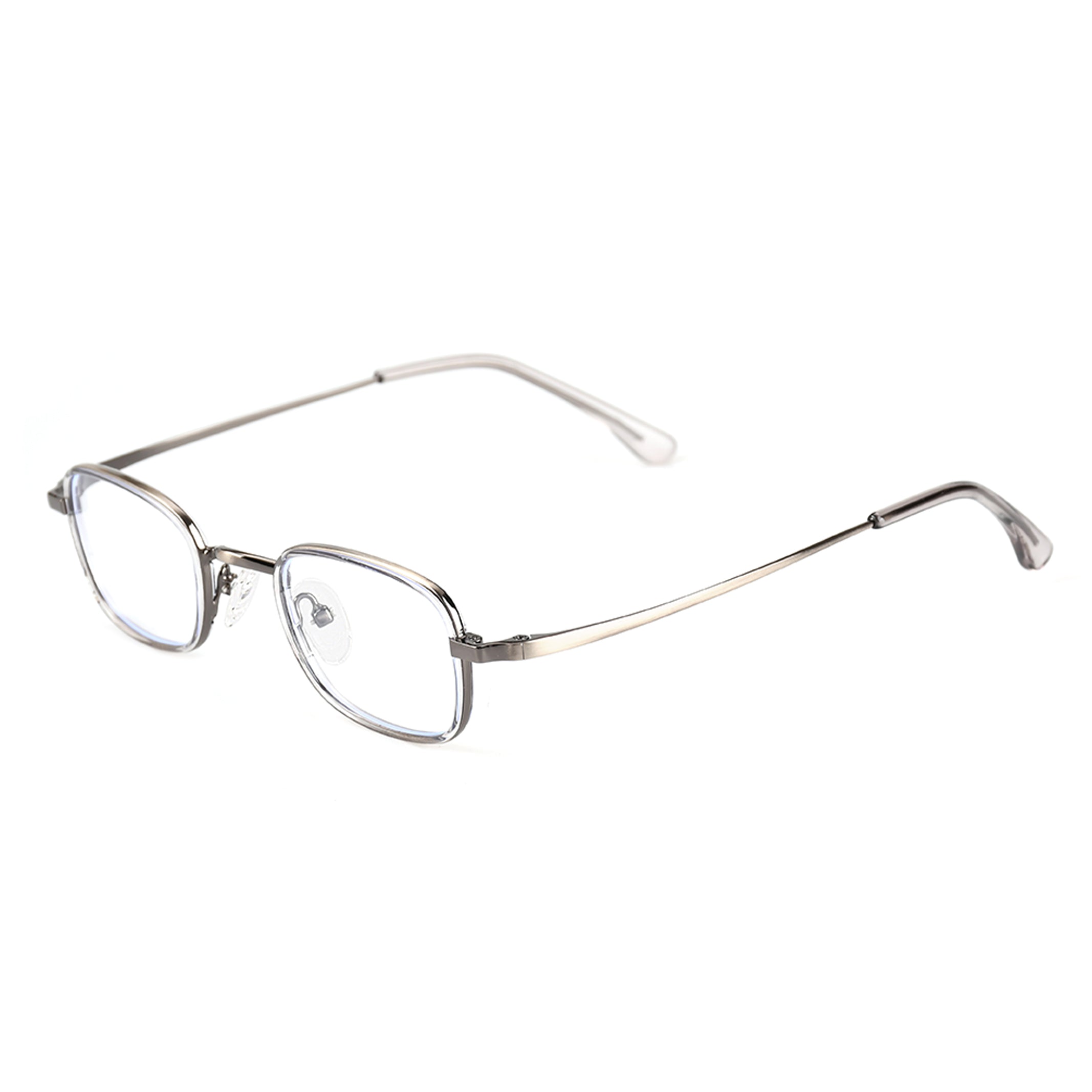 Minerva Transparent Gunmetal silmälasikehykset