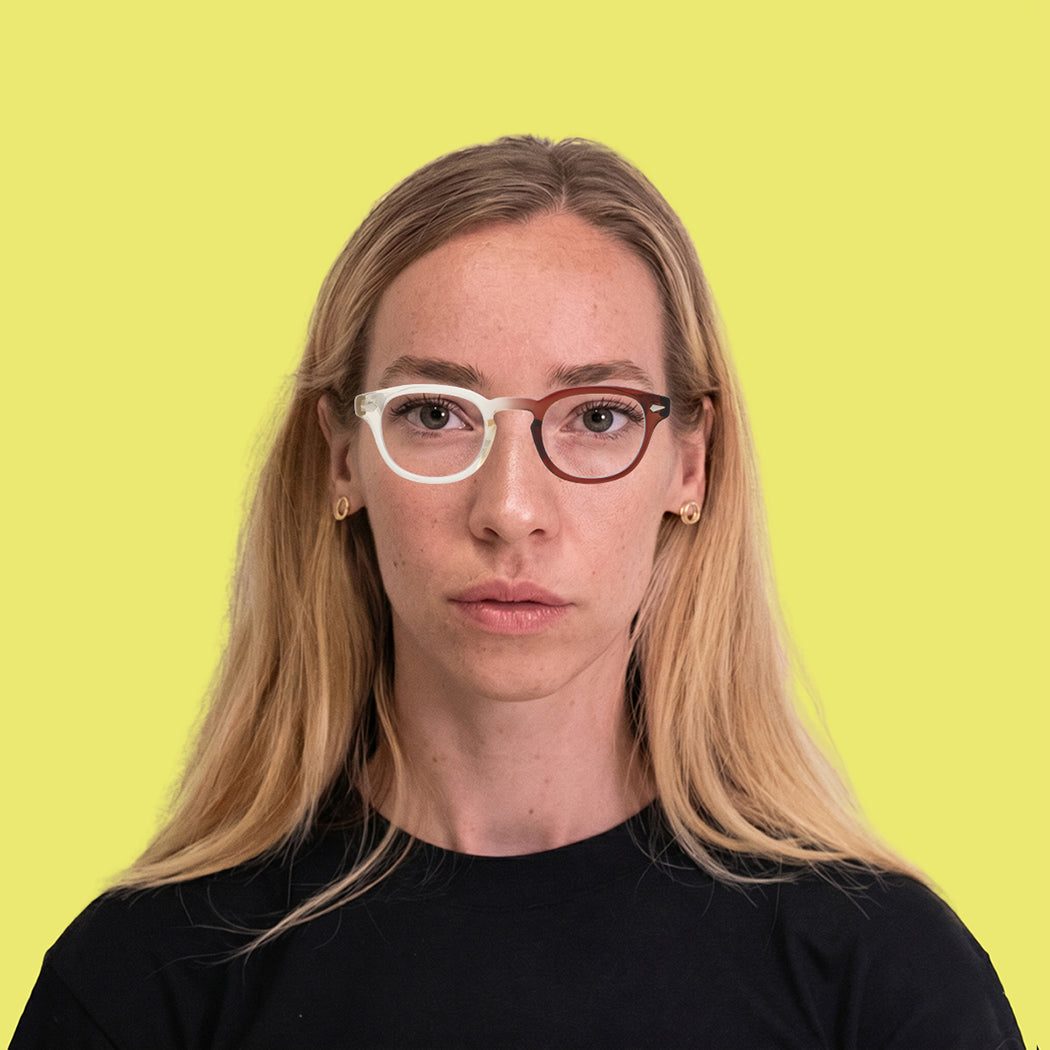 Nunki Yellow Brown silmälasikehykset