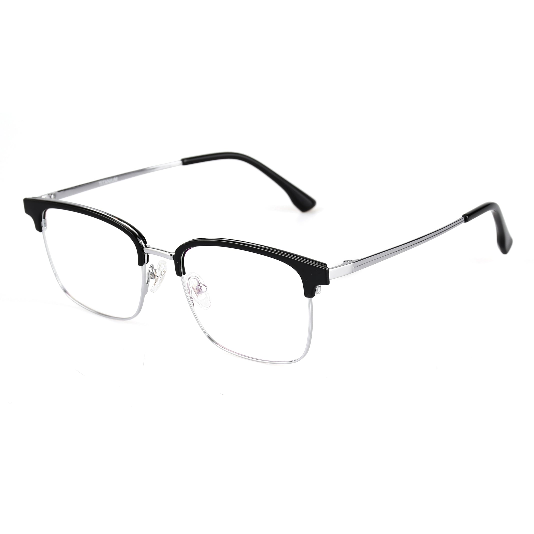 Phecda Black Silver silmälasikehykset