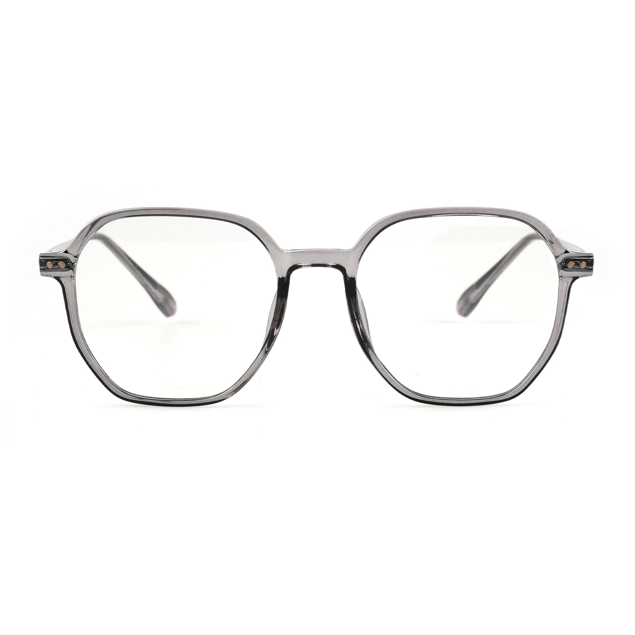 Pyxis Transparent Gray Silver silmälasikehykset