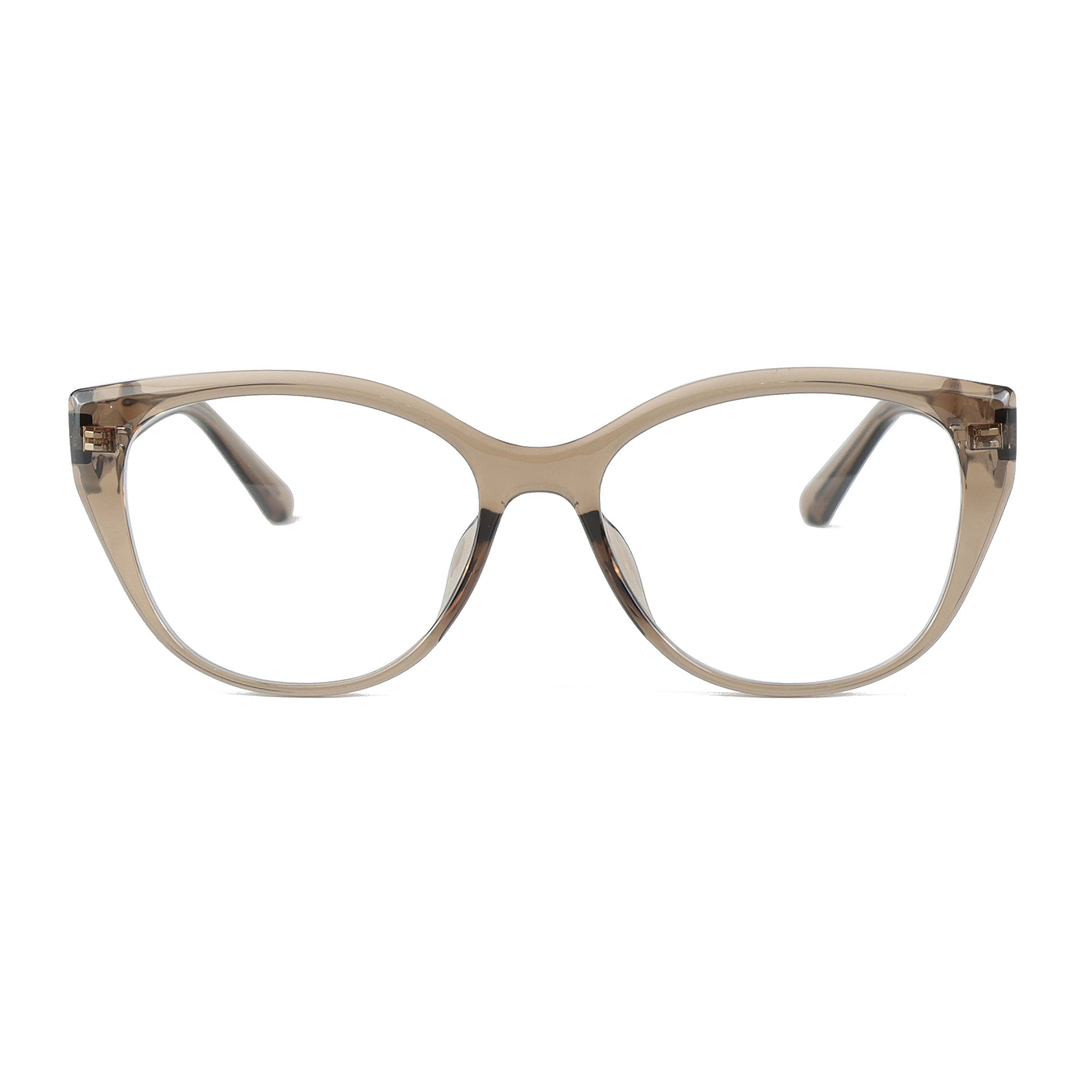 Theia Transparent Coffee Brownish silmälasikehykset