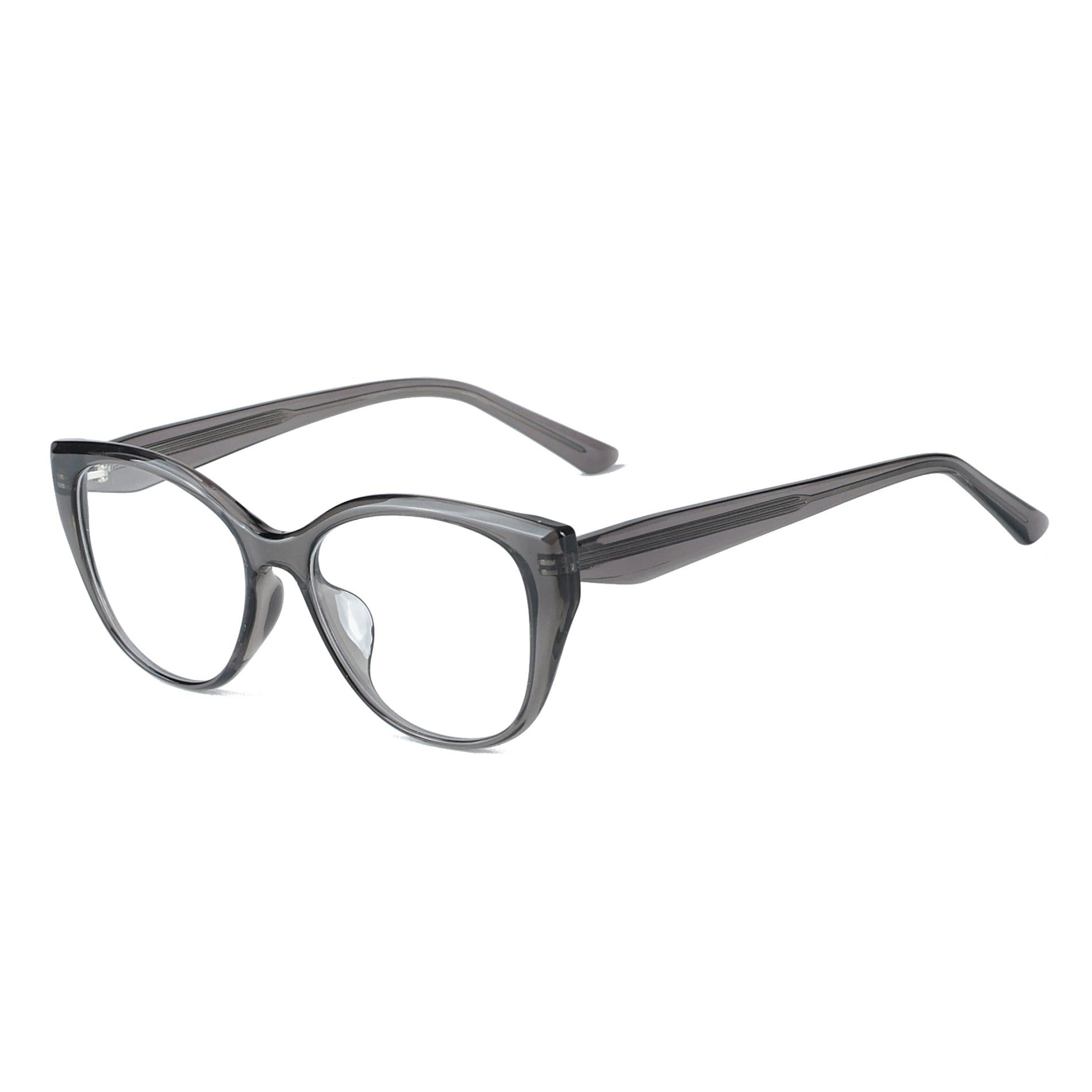 Theia Transparent Coffee Gray silmälasikehykset